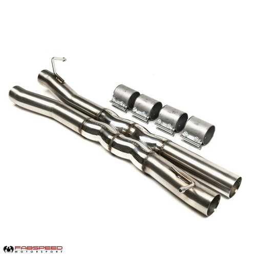 FabSpeed Double X-Pipe Resonator Bypass - RAM TRX