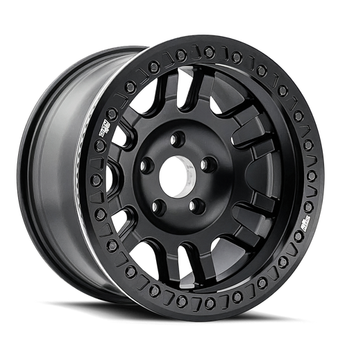 Dirty Life 9314 Canyon Race 17x9 / BLANK BP / -12mm Offset / 71.5mm Hub Matte Black Wheel - 9314-7999MB12