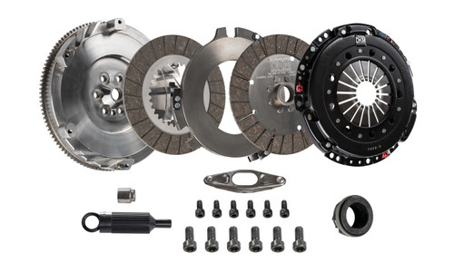 DKM Clutch BMW E9X 335i MS Organic Twin Disc Clutch Kit w/Flywheel (660 ft/lbs Torque) - MS-006-075