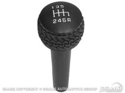 DV8 Offroad 2005-2010 Jeep TJ/JK 6-Speed Shift Knob Black Finish - D-JP-180012-BK