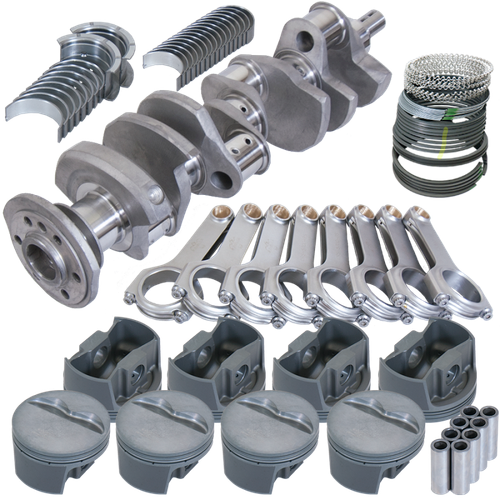 Eagle SBC 350 Competition Rotating Assembly 3.750in Stroke 5.700in Rods Forged Pistons .030 Overbore - 12008030