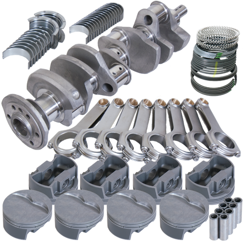Eagle Chevy 350 3.750in Crank 6.000in H-Beam -5cc Flat Top 4.060in Pistons Rotating Assembly - 12011060