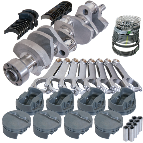 Eagle Chevy LT1 350 1Pc 3.875in Crank 6.000in H-Beam Stroker Rods 4.040in Pistons Rotating Assembly - 12113040