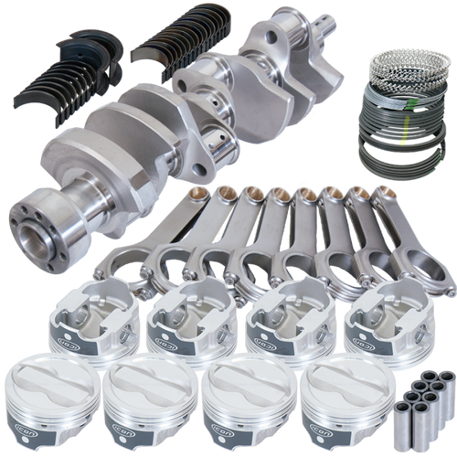 Eagle Chevy LT1 350 1Pc 3.750in Crank 6.000in H-Beam -18cc 4.060in Pistons Rotating Assembly - 12303L060
