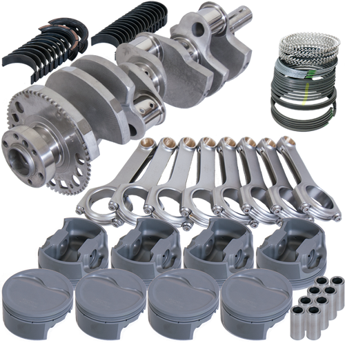 Eagle Chevy LS2 4.000in Long Snout Crank 58 Tth Rlctor 6.125in I-Beam 4.005in Pistons Rot Assembly - 127264005