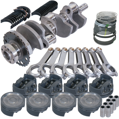 Eagle Chevy LS3/LS4 3.905in Bore +26.00cc Dish .125in OS Rotating Assembly Kit w/ 24 Tooth Reluctor - 129063905