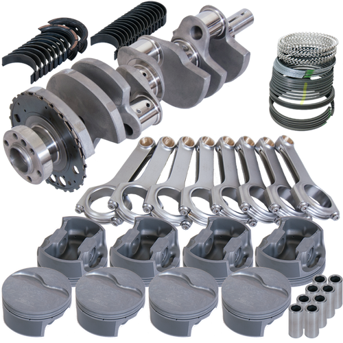 Eagle Chevy LS3 4.000in Crank 24 Tth Reluctor 6.125in H-Beam -4cc 4.070in Pistons Rotating Assembly - 129384070