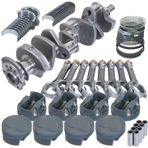 Eagle Chevy LT1350 1Pc 3.750in Crank 6.000in I-Beam Rods -16cc 4.030in Pistons Rotating Assembly - 13002L030