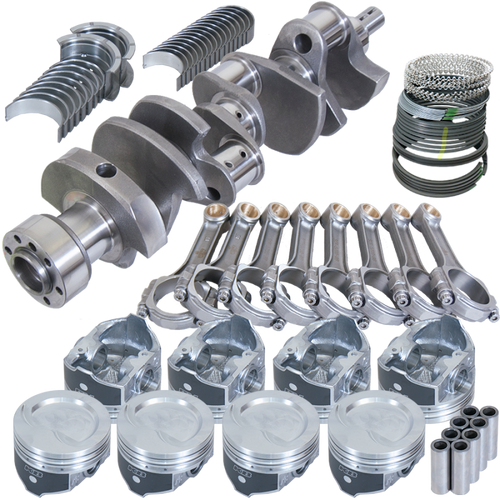Eagle Chevy LT1350 1Pc 3.750in Crank 5.700in I-Beam Rods -18cc 4.040in Pistons Rotating Assembly - 13004L040