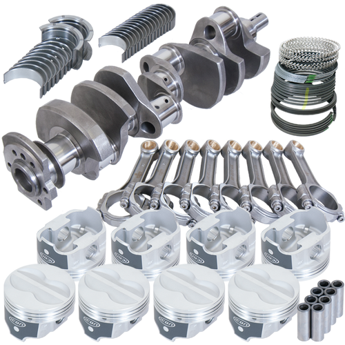 Eagle Chevy 350 3.750in Int Balance Crank 5.700in I-Beam Rod -10cc 4.040in Pistons Rotating Assembly - 13013040