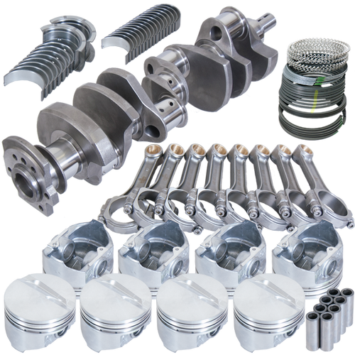 Eagle Chevy LT1350 1Pc 3.750in Crank 5.700in I-Beam Rods -7cc 4.040in Pistons Rotating Assembly - 13055L040