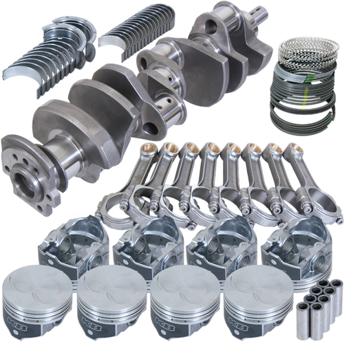 Eagle Chevy 400 3.750in Crank 5.700in I-Beam Rods -7cc Flat Top 4.125in Pistons Rotating Assembly - 13110000