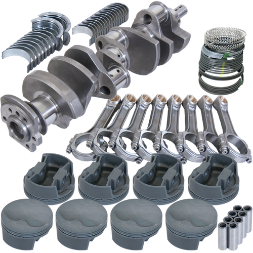 Eagle Chevy 400 3.750in Crank 6.000in I-Beam Rods -5cc Flat Top 4.125in Pistons Rotating Assembly - 13115000