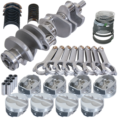 Eagle Ford 351W 4.000in Crank 6.200in H-Beam -11cc Flat Top 4.060in Pistons Rotating Assembly - 14138060