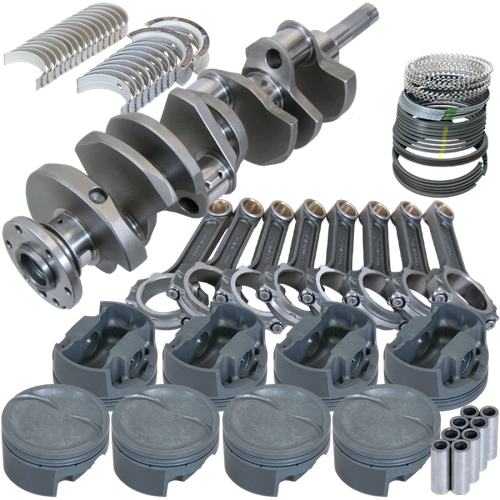 Eagle Ford FE 4.250in Crank 6.700in I-Beam Rods -28cc Inv Dome 4.080in Pistons Rotating Assembly - 158014080