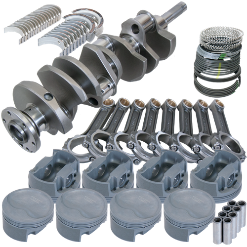 Eagle Ford FE 4.250in Crank 6.700in I-Beam Rods -18cc Inv Dome 4.090in Pistons Rotating Assembly - 158024090