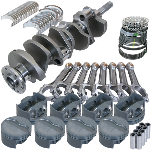 Eagle Ford FE 4.125in Crank 6.700in I-Beam Rods -7cc Flat Top 4.090in Pistons Rotating Assembly - 158224090