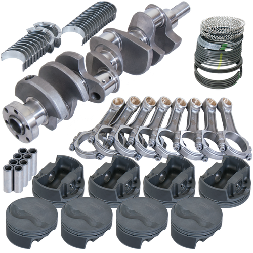 Eagle Ford 289/302 3.400in Crank 5.400in I-Beam Rods -6cc Flat Top 4.125in Pistons Rotating Assembly - 16003125
