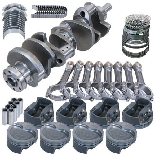 Eagle Ford 351W 4.000in Crank 6.250in I-Beam Rods -26cc Inv Dome 4.125in Pistons Rotating Assembly - 16123125