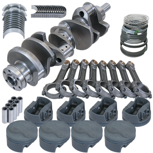 Eagle Ford 351W 4.000in Crank 6.250in I-Beam Rods -6.6cc Flat Top 4.060in Pistons Rotating Assembly - 16125060