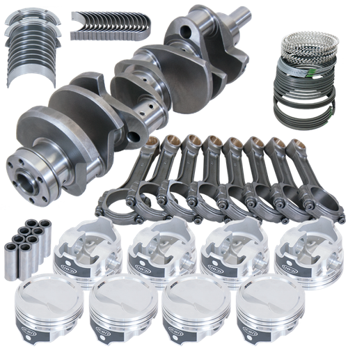 Eagle Ford 351W 4.000in Crank 6.200in I-Beam Rods -15.8cc Flat Top 4.030in Pistons Rotating Assembly - 16137030