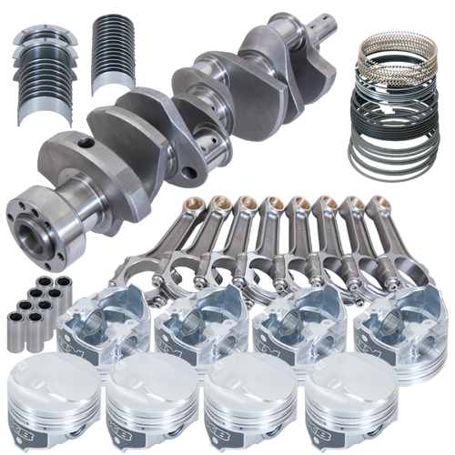 Eagle Chevy 454 1Pc 4.000in Crank 6.135in I-Beam Rods 12cc Dome 4.280in Pistons Rotating Assembly - 18201L030