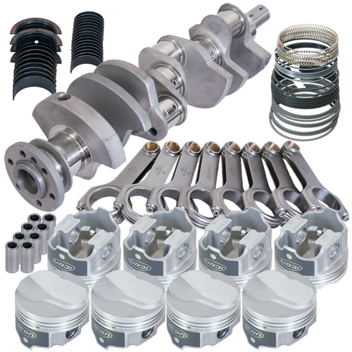 Eagle Chevy 396/402 3.766in Crank 6.135in H-Beam 17cc Dome 4.185in Pistons Rotating Assembly - 183024185