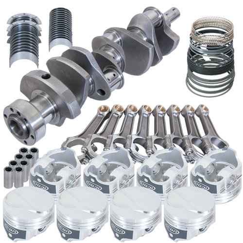 Eagle Chevy 454 1Pc 4.000in Crank 6.135in I-Beam Rods 18cc Dome 4.250in Pistons Rotating Assembly - 18322L000