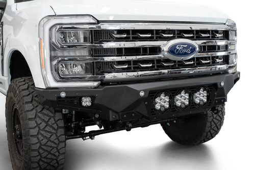 Addictive Desert Designs 2023+ Ford F-250/F-350 Bomber Front Bumper (w/ 3 Baja Designs LP6 Mounts) - F810014100103