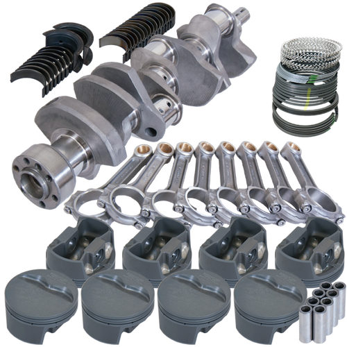 Eagle Chevy LT1 350 1Pc 3.480in Crank 6.000in I-Beam Rods -5cc 4.030in Pistons Rotating Assembly - 62103030