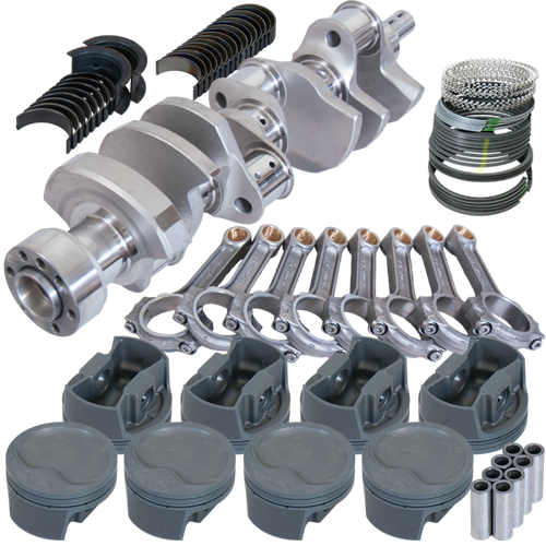 Eagle Chevy LT1 350 1Pc 3.750in Crank 5.700in I-Beam Rods -16cc 4.060in Pistons Rotating Assembly - 62107060