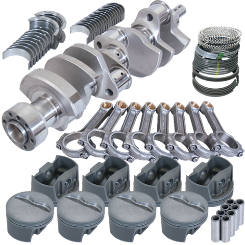 Eagle Chevy LT1 350 1Pc 3.750in Crank 5.700in I-Beam Rods -5cc 4.030in Pistons Rotating Assembly - 62108030