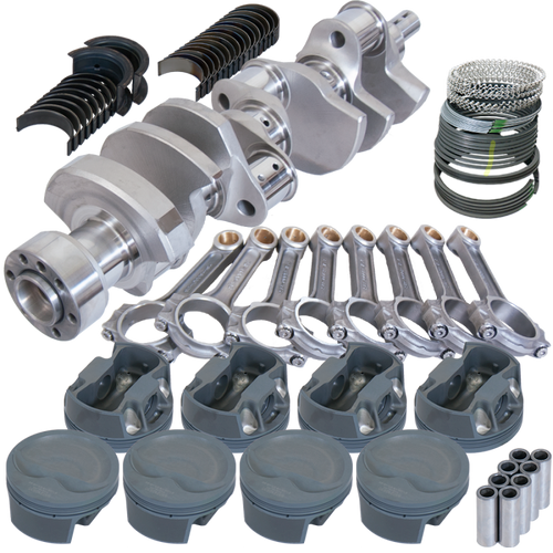 Eagle Chevy LT1 350 1Pc 3.750in Crank 6.000in I-Beam Rods -16cc 4.040in Pistons Rotating Assembly - 62110040