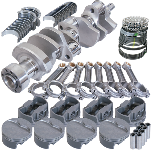 Eagle Chevy LT1 350 1Pc 3.750in Crank 6.000in I-Beam Rods -5cc 4.030in Pistons Rotating Assembly - 62111030