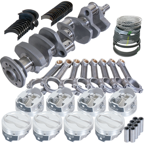 Eagle Chevy LT1 350 1Pc 3.750in Crank 6.000in I-Beam Rods -18cc 4.040in Pistons Rotating Assembly - 62303L040