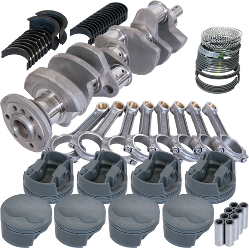 Eagle Chevy 400 3.750in Crank 6.000in I-Beam Rods -5cc Flat Top 4.165in Pistons Rotating Assembly - 62503040