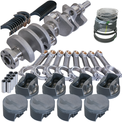 Eagle Ford 289/302 3.000in Crank 5.090in I-Beam Rods -5cc Flat Top 4.030in Pistons Rotating Assembly - 64002030