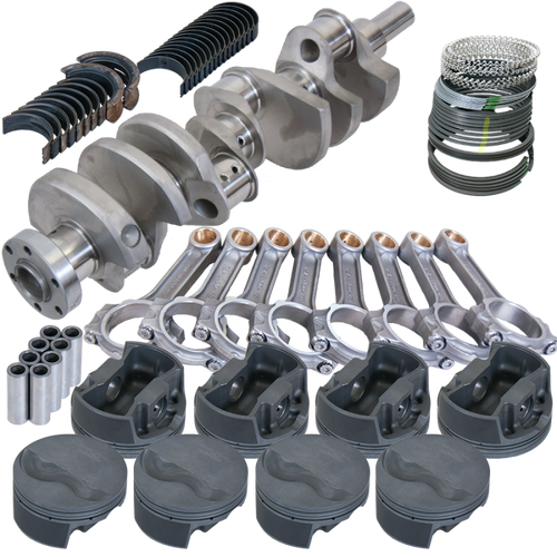 Eagle Ford 289/302 3.400in Crank 5.400in I-Beam Rods -6cc Flat Top 4.030in Pistons Rotating Assembly - 64003030