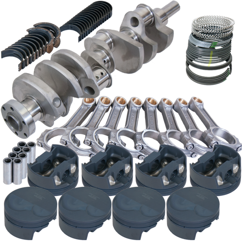 Eagle Ford 302 TW Heads 3.400in Crank 5.400in I-Beam Rods -6cc 4.030in Pistons Rotating Assembly - 64033030