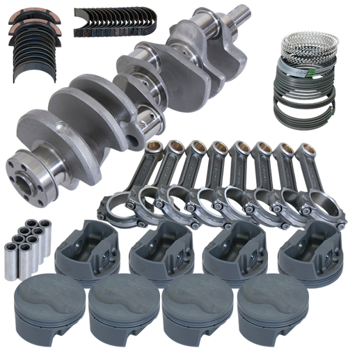 Eagle Ford 351W SVO 4.000in Crank 6.250in I-Beam -6.6cc Flat Top 4.030in Pistons Rotating Assembly - 64625030