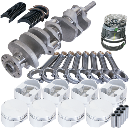 Eagle Ford 460 4.140in Crank 6.800in I-Beam Rods -3cc Flat Top 4.390in Pistons Rotating Assembly - 65016030