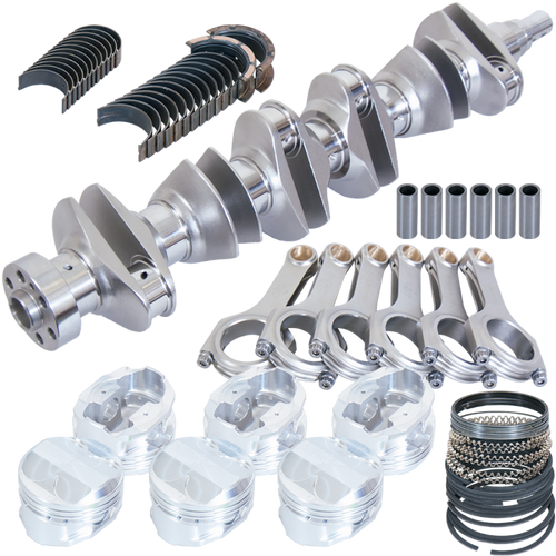 Eagle Nissan RB26 3.059in Billet Crank 4.783in H-Beam 26cc Dome 86.5mm Pistons Rotating Assembly - 87122865