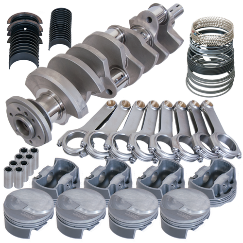 Eagle Chevy 454 4.250in Crank 6.385in H-Beam 18cc Dome 4.350in Pistons Balanced Assembly - B11012100