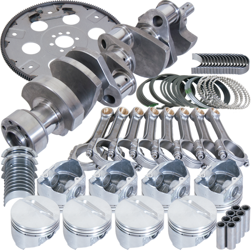 Eagle Chevy LT1350 1Pc 3.750in Crank 5.700in I-Beam Rods 4.060in Pistons 168 Tooth FP Blncd Assembly - B13555L06068
