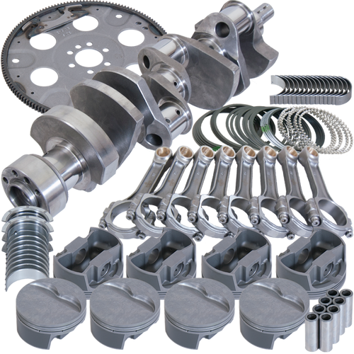 Eagle Chevy LT1350 1Pc 3.750in Crank 6.000in I-Beam 4.060in Pistons 153 Tooth FP Balanced Assembly - B13557L06053
