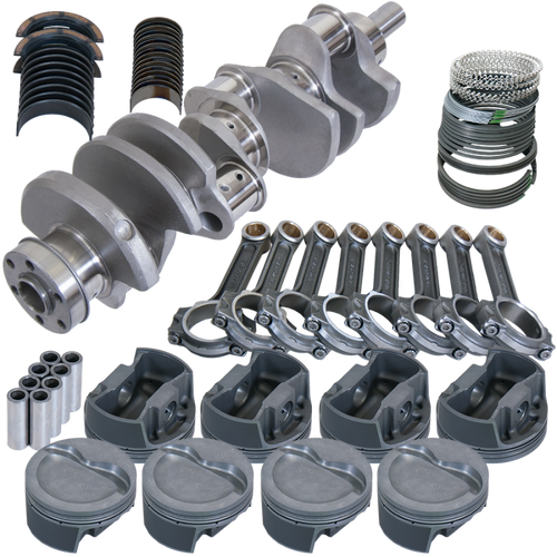 Eagle Ford 351W 4.000in Crank 6.250in I-Beam Rods -20cc Inv Dome 4.040in Pistons Balanced Assembly - B14829040