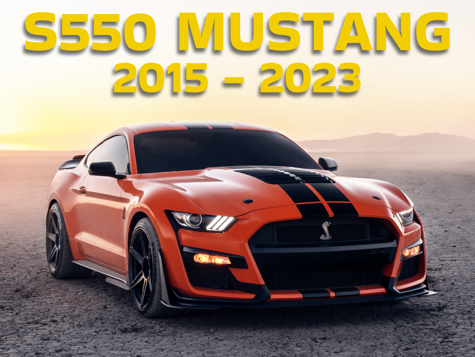 FORD MUSTANG S550 GT GT500 GT350 PERFORMANCE