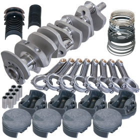 Eagle Chevy 454 4.250in Crank 6.385in I-Beam Rods -3cc Flat Top 4.320in ...