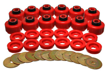 Energy Suspension Body Mount Set - Red main image 0