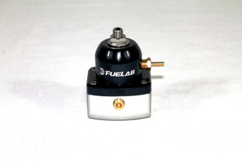 Fuelab 525 EFI Adjustable FPR In-Line 25-90 PSI (1) -6AN In (1) -6AN Return - Black main image 0